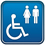 Accessibility icons - Adapted bathroom 